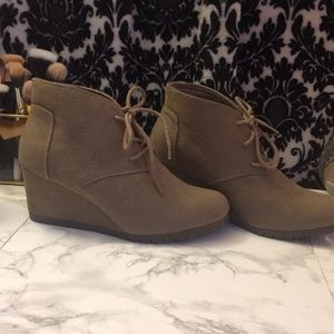 Wedges Lace up Booties